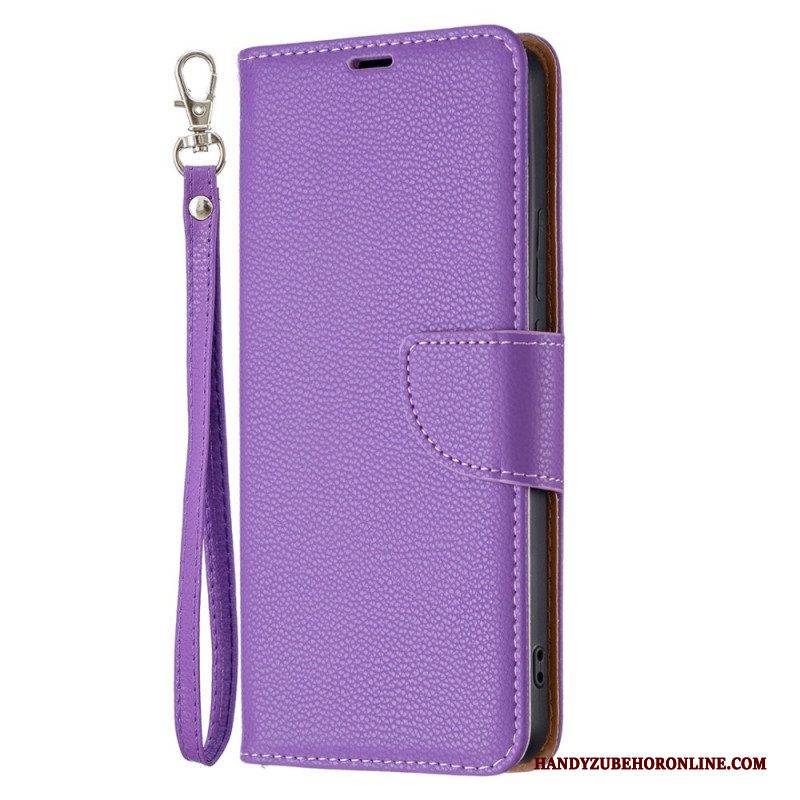 Flip Case Für Xiaomi Redmi Note 11 Pro Plus 5G Litschi-schrägverschluss