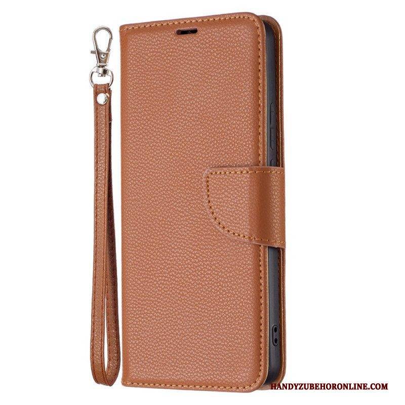 Flip Case Für Xiaomi Redmi Note 11 Pro Plus 5G Litschi-schrägverschluss