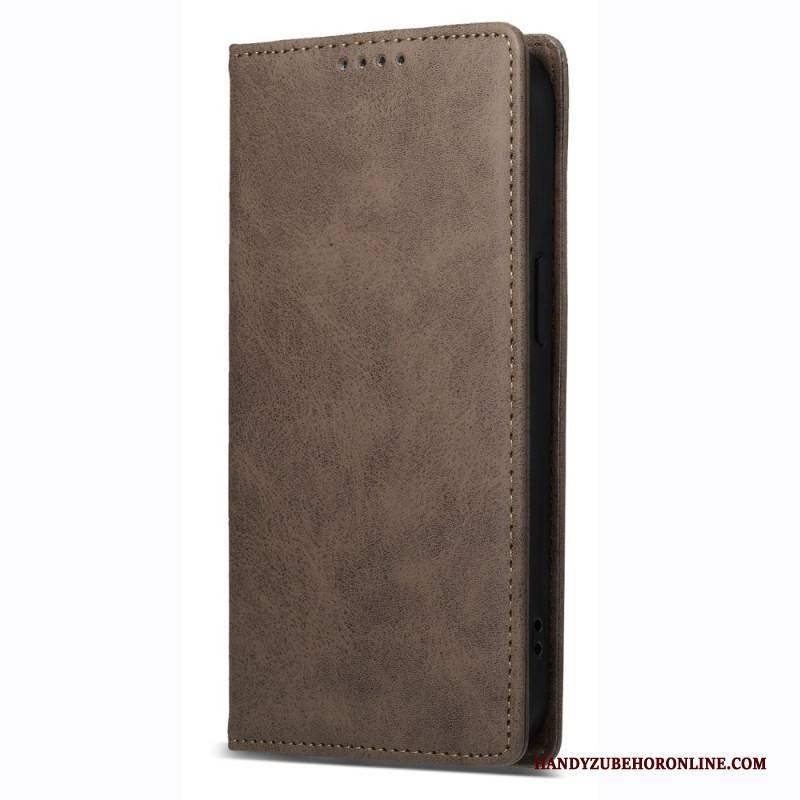 Flip Case Für Xiaomi Redmi Note 14 4g Vintage Rfid-schutz