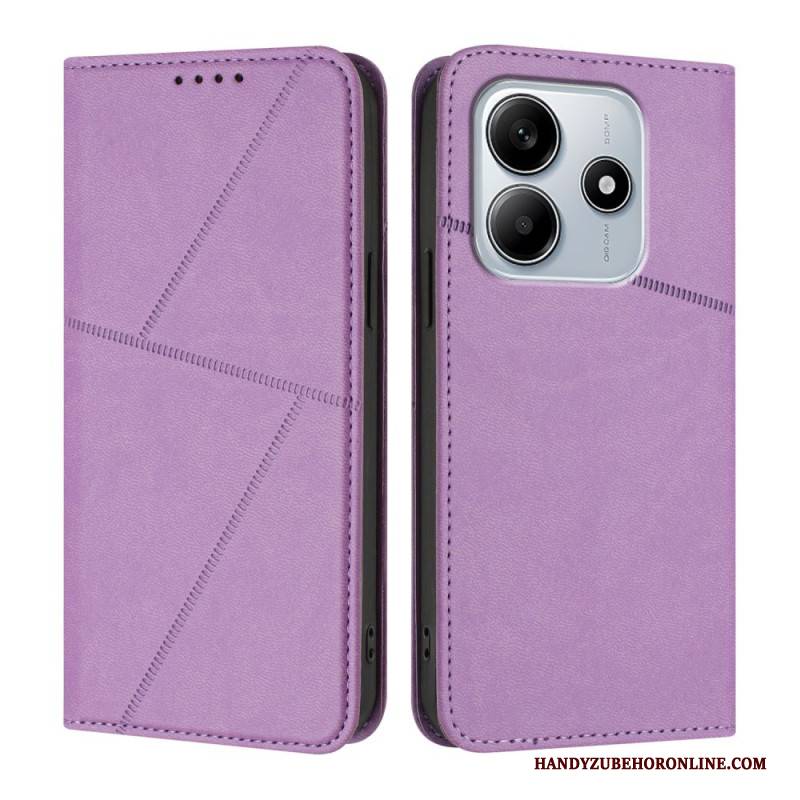 Flip Case Für Xiaomi Redmi Note 14 5g Linien