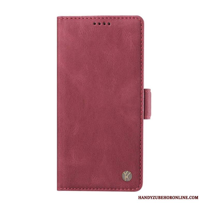Flip Case Für Xiaomi Redmi Note 14 Pro 4g Wildlederoptik Ykatu