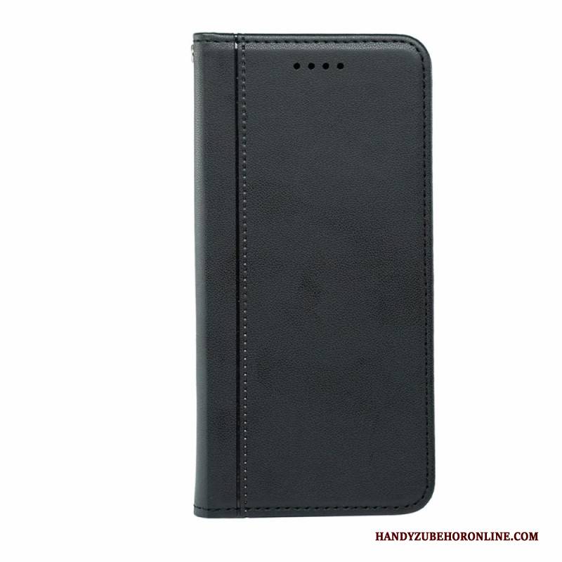 Flip Case Für Xiaomi Redmi Note 14 Pro 4g Ziernähte Und Riemen