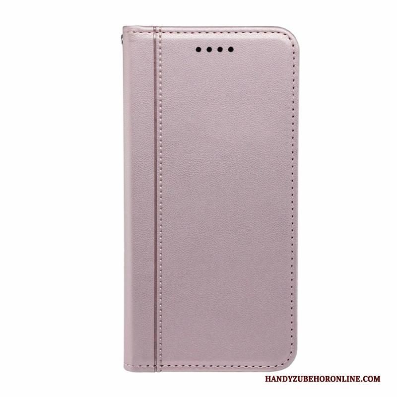 Flip Case Für Xiaomi Redmi Note 14 Pro 4g Ziernähte Und Riemen