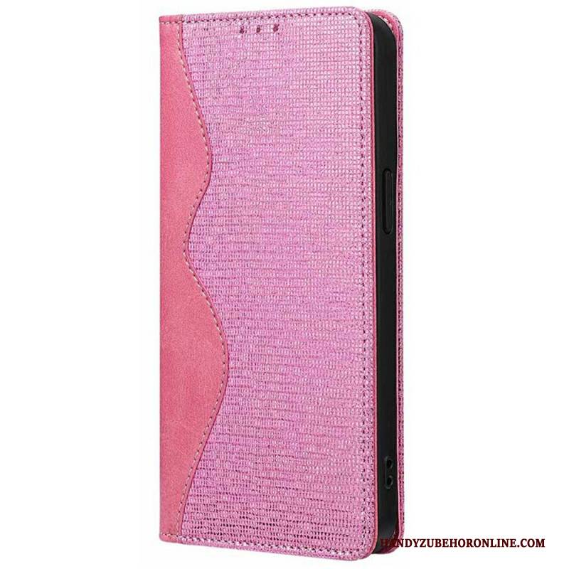 Flip Case Für Xiaomi Redmi Note 14 Pro 5g Rfid-schutz Mit Wellenmuster