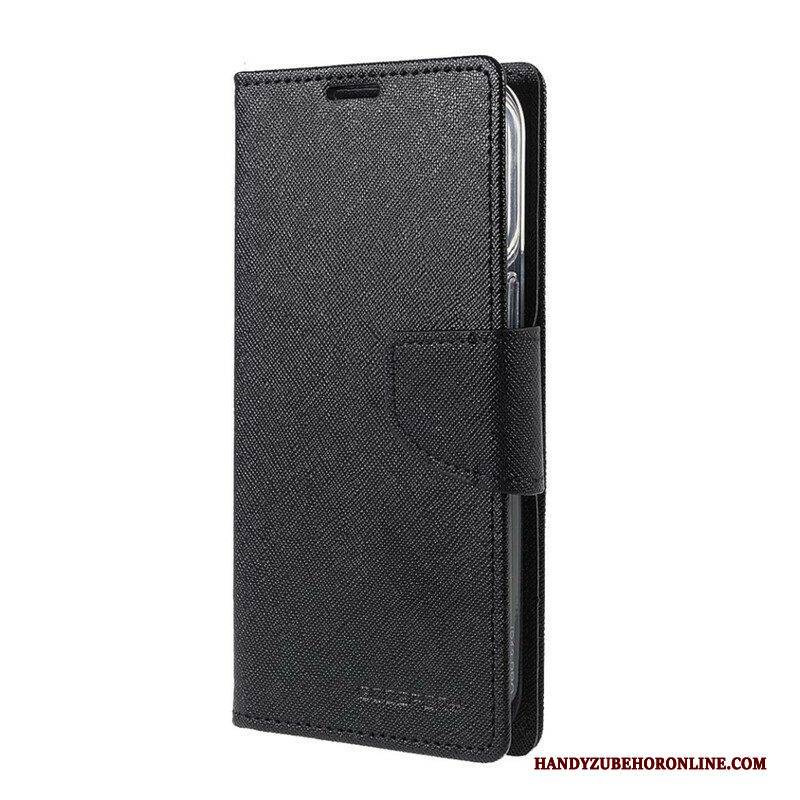 Flip Case Für iPhone 13 Pro Zweifarbiger Mercury Goospery