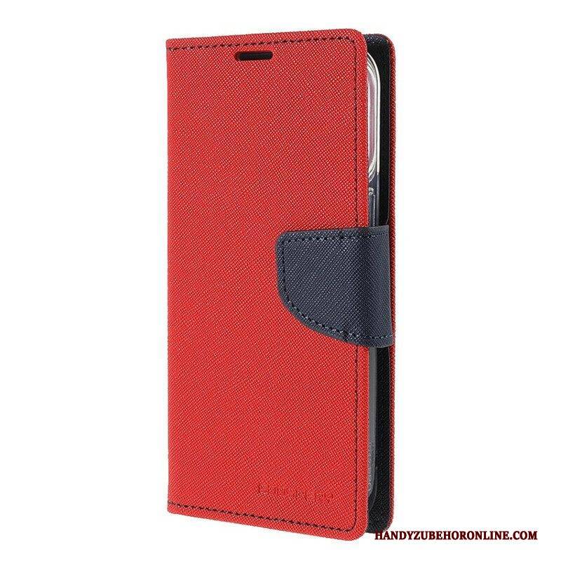 Flip Case Für iPhone 13 Pro Zweifarbiger Mercury Goospery