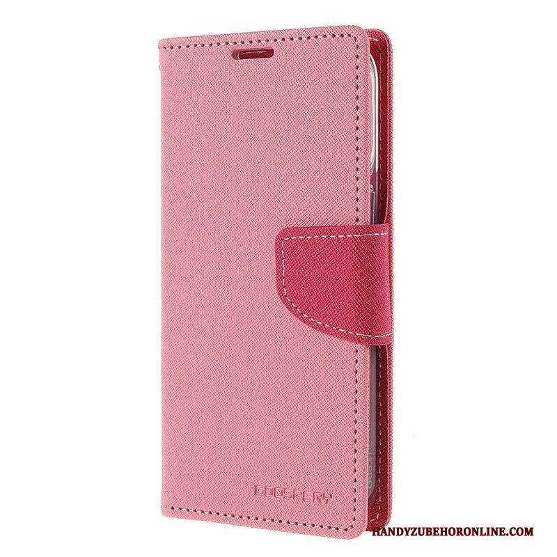 Flip Case Für iPhone 13 Pro Zweifarbiger Mercury Goospery