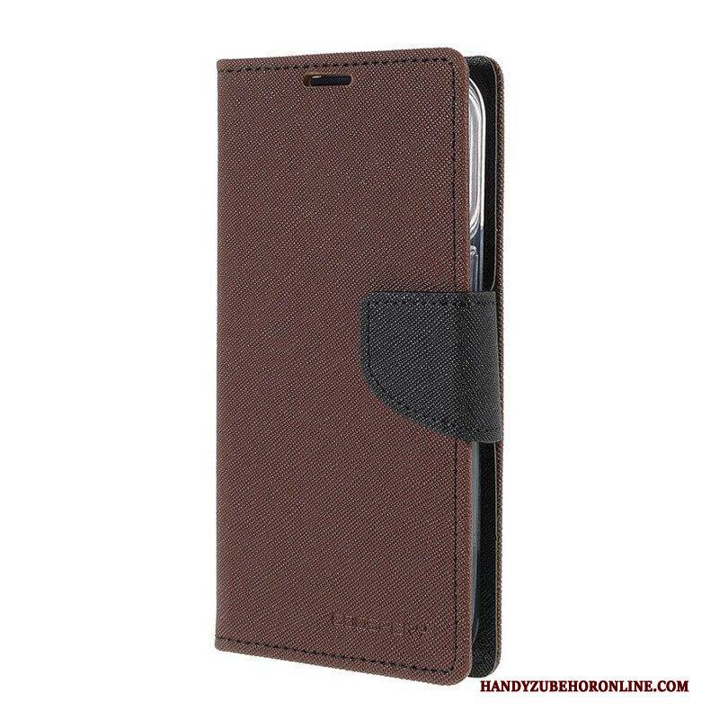 Flip Case Für iPhone 13 Pro Zweifarbiger Mercury Goospery