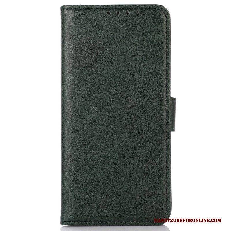 Flip Case Für iPhone 14 Pro Mattes Kunstleder