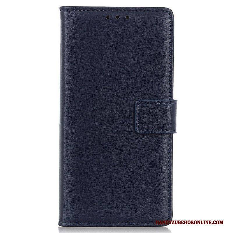 Flip Case Für iPhone 14 Pro Max Einfacher Ledereffekt