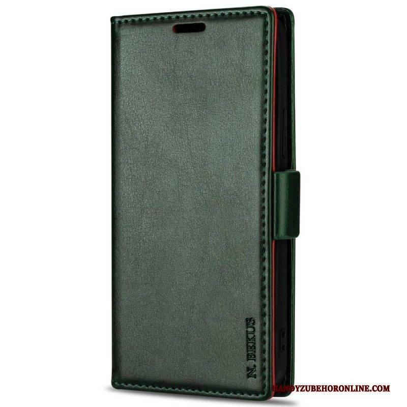 Flip Case Für iPhone 14 Pro Max Ln.bekus Ledereffekt