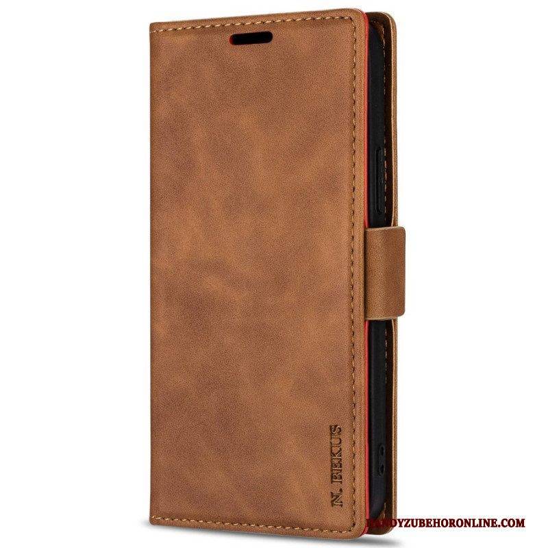 Flip Case Für iPhone 14 Pro Max Ln.bekus Ledereffekt