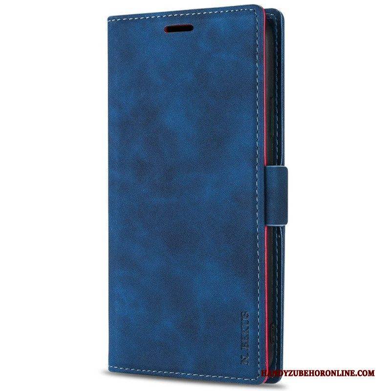 Flip Case Für iPhone 14 Pro Max Ln.bekus Ledereffekt