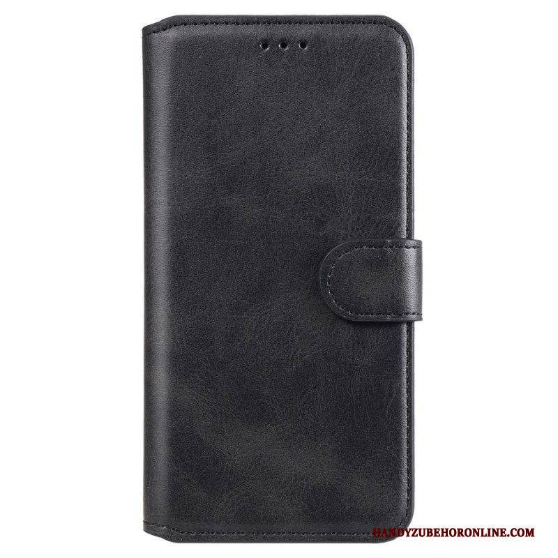 Flip Case Für iPhone 14 Retro-ledereffekt