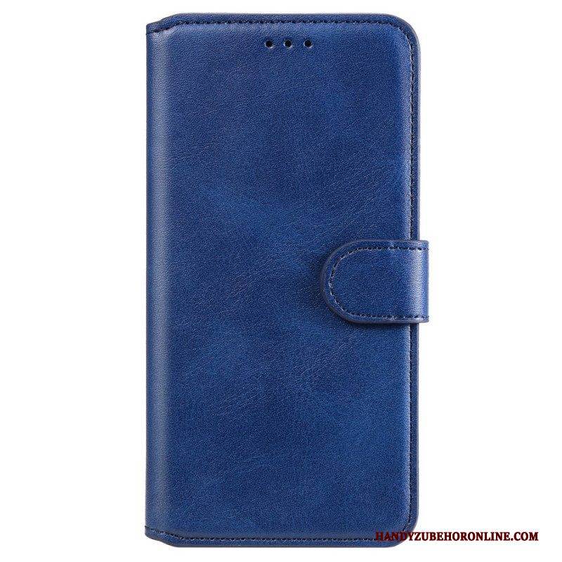 Flip Case Für iPhone 14 Retro-ledereffekt