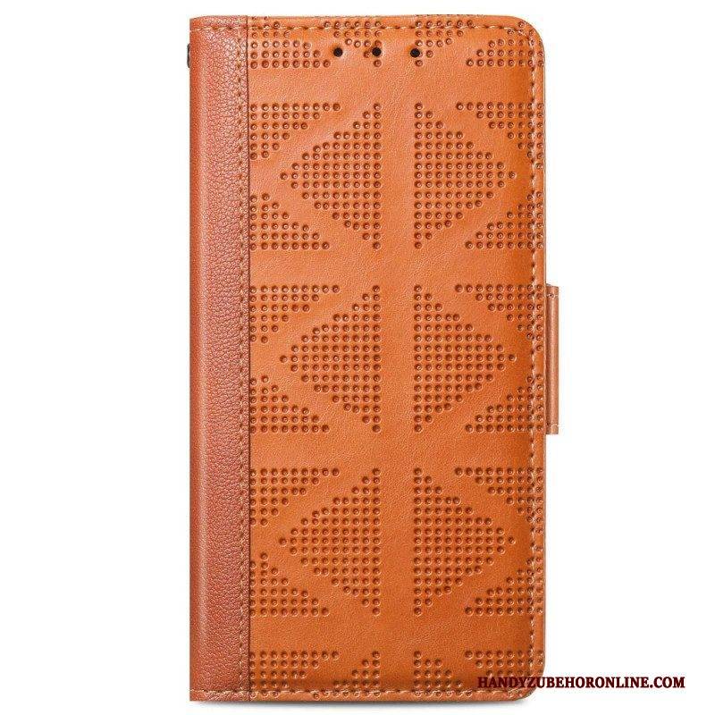 Flip Case Für iPhone 14 Retro-lederstil