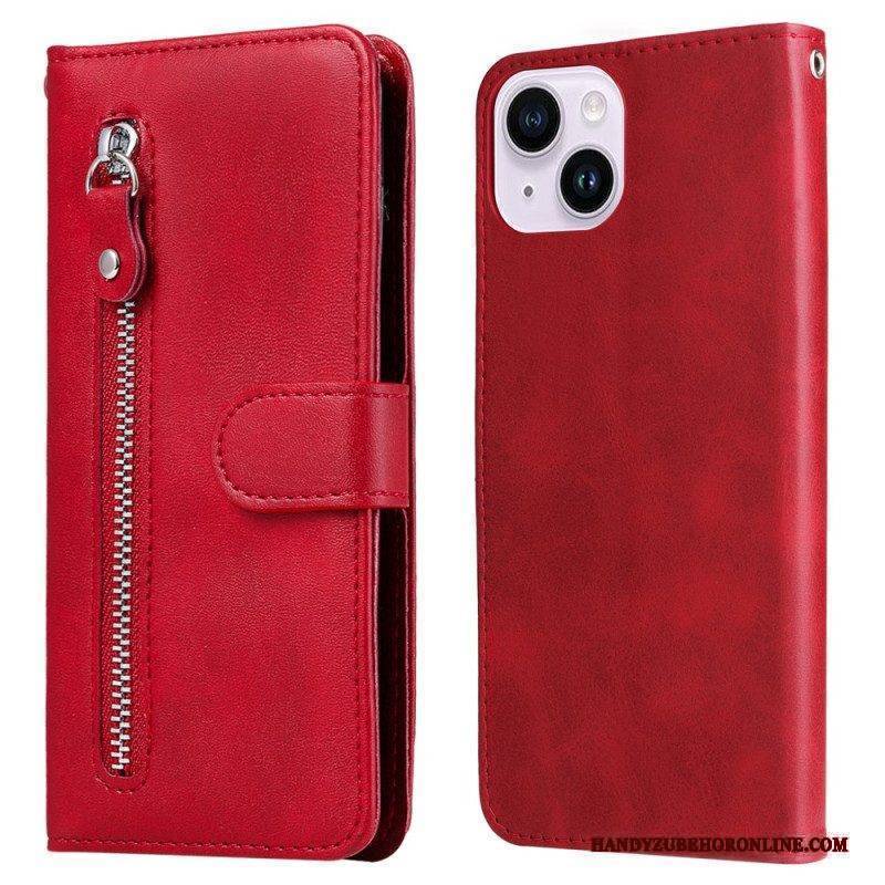 Flip Case Für iPhone 15 Geldbörse