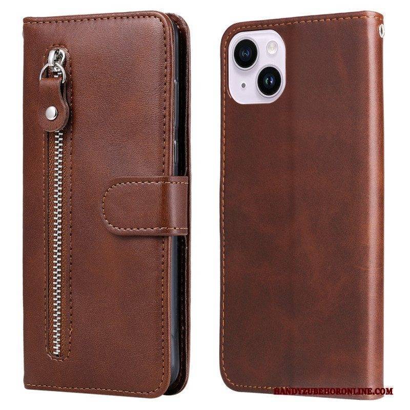 Flip Case Für iPhone 15 Geldbörse