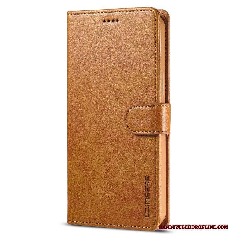 Flip Case Für iPhone 15 Kunstleder Lc.imeeke