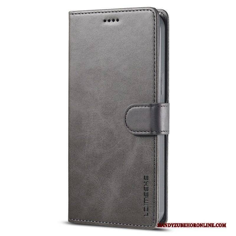Flip Case Für iPhone 15 Plus Ledereffekt Lc.imeeke