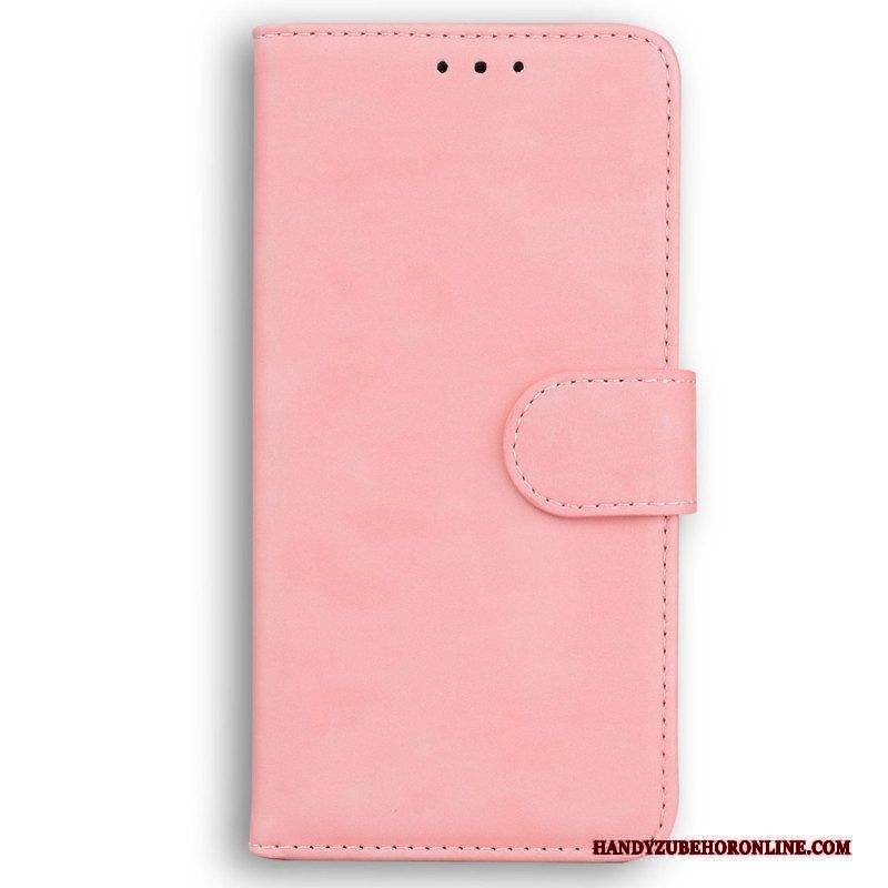 Flip Case Für iPhone 15 Plus Stil Aus Weichem Leder