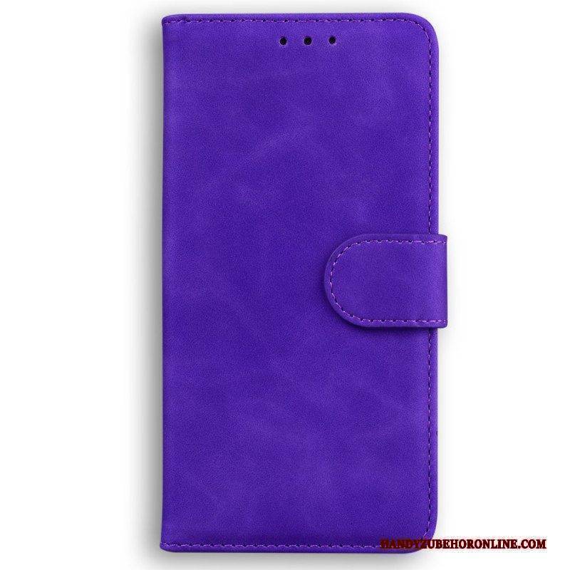 Flip Case Für iPhone 15 Plus Stil Aus Weichem Leder