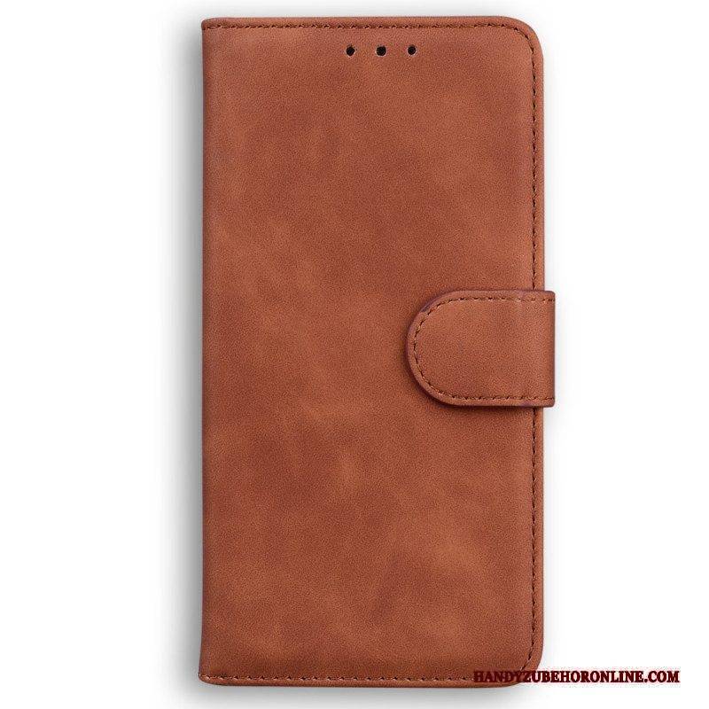 Flip Case Für iPhone 15 Plus Stil Aus Weichem Leder