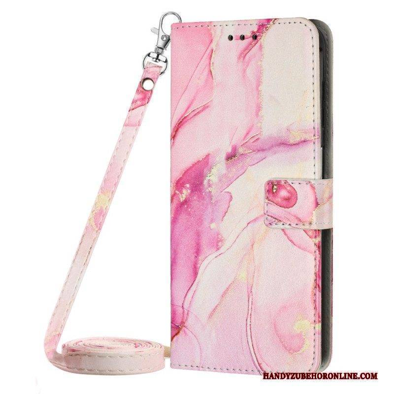 Flip Case Für iPhone 15 Pro Max Mit Schultergurt