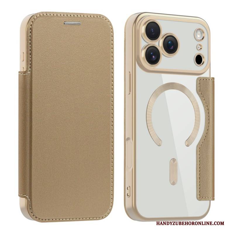 Flip Case Für iPhone 17 Pro Max Magsafe Kompatibel Mit Rfid-blockierung