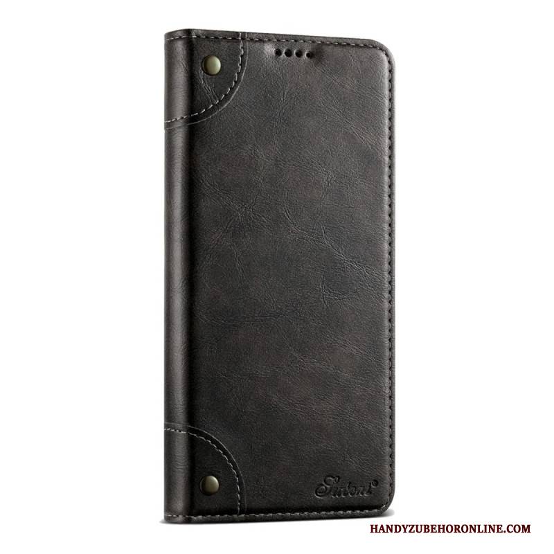 Flip Case Für iPhone 17 Pro Max Vintage Suteni