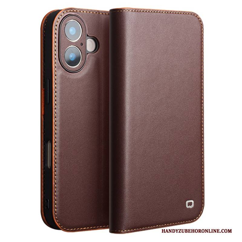 Flip Case Für iPhone 17 Qialino Leder