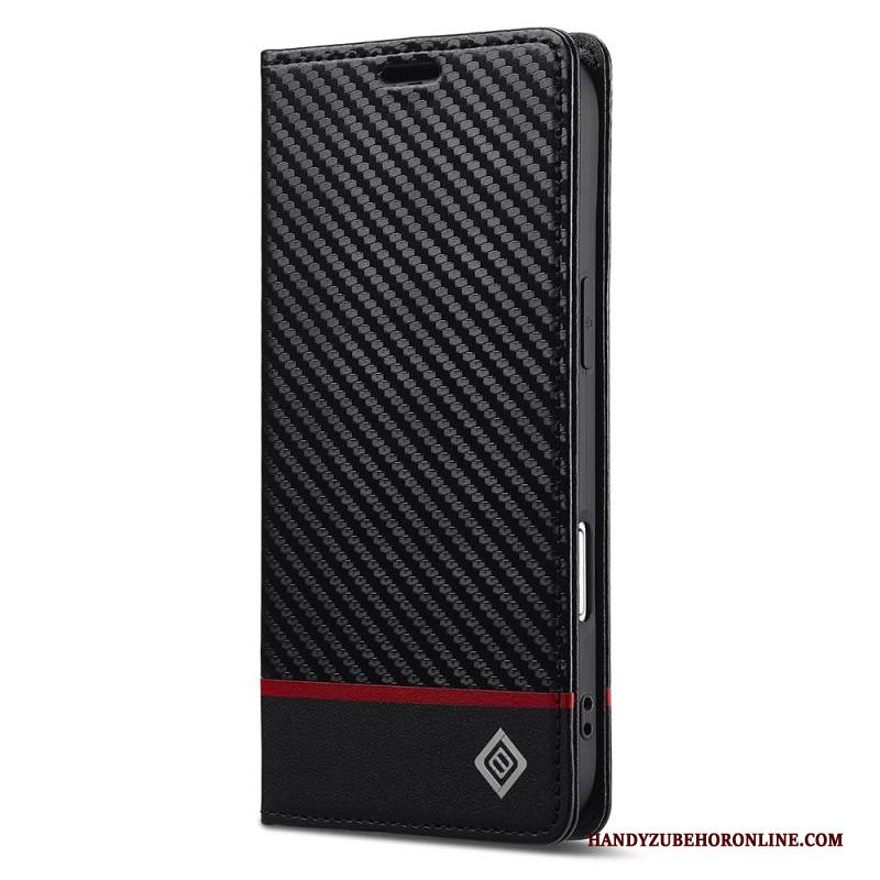 Flip Case Für iPhone Air Carbonfaser Lc.imeeke