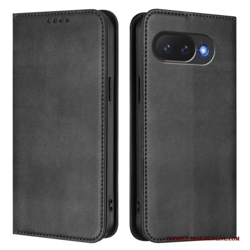 Flip Case Google Pixel 10a Rfid-schutz Und Retro-textur