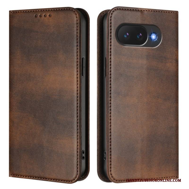 Flip Case Google Pixel 10a Rfid-schutz Und Retro-textur