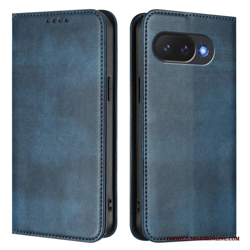 Flip Case Google Pixel 10a Rfid-schutz Und Retro-textur