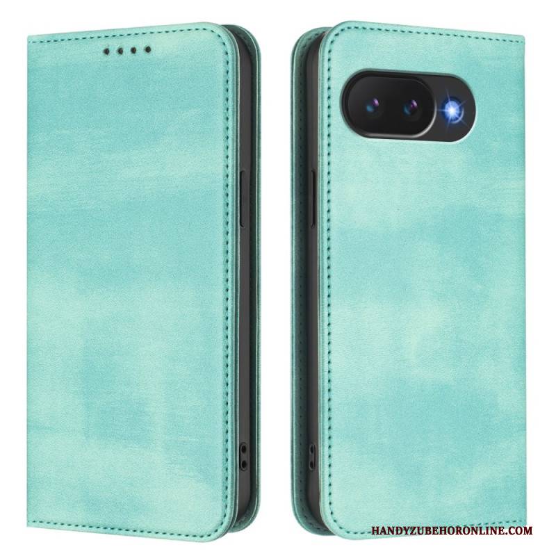 Flip Case Google Pixel 10a Rfid-schutz Und Retro-textur