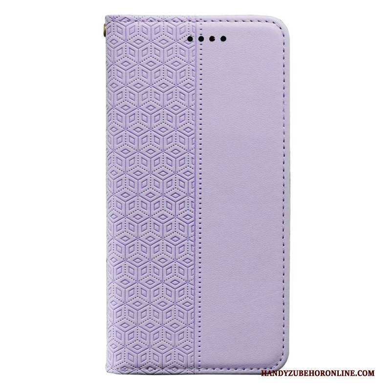 Flip Case Oneplus 13r Geldbörse Mit Riemen Und Karomuster