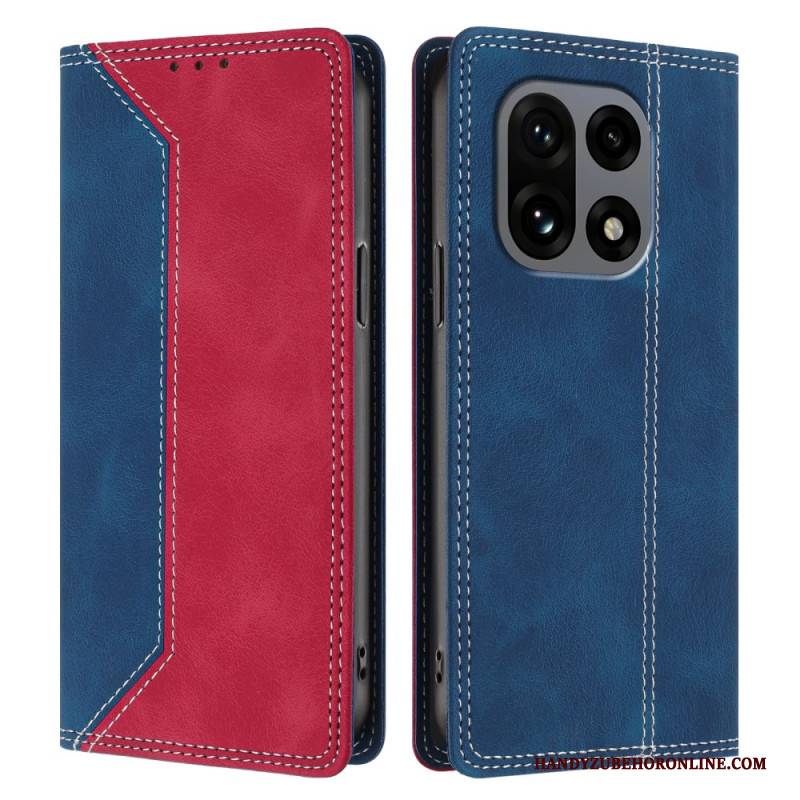 Flip Case Oneplus 15 Handyhülle Zweifarbiger Rfid-schutz