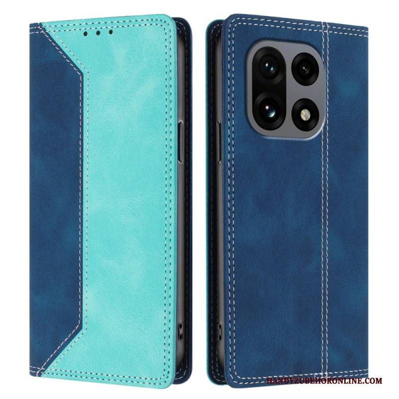 Flip Case Oneplus 15 Handyhülle Zweifarbiger Rfid-schutz