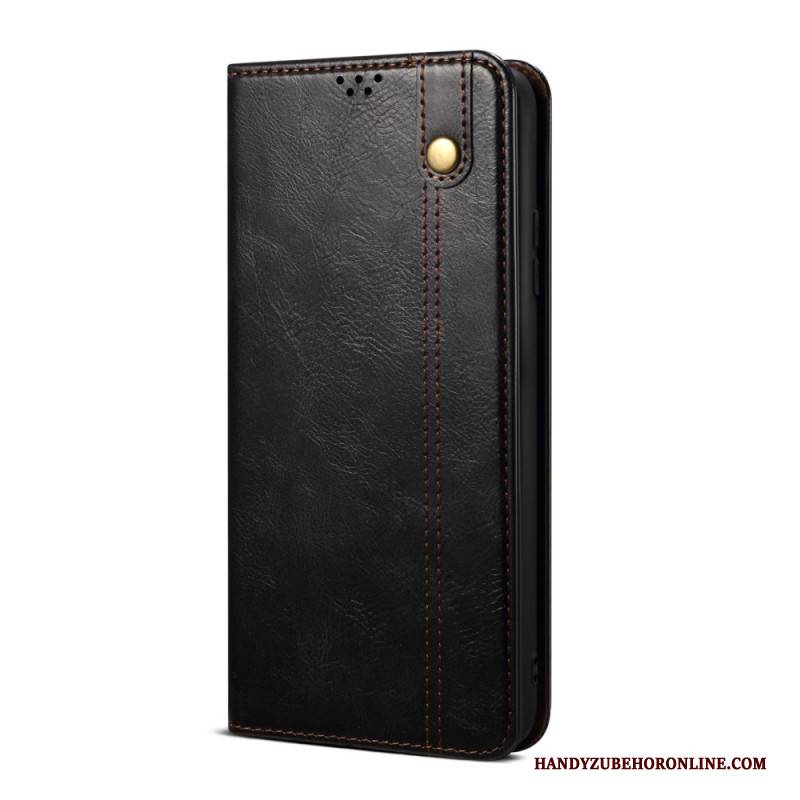 Flip Case Oneplus Nord 4 Gewachstes Kunstleder