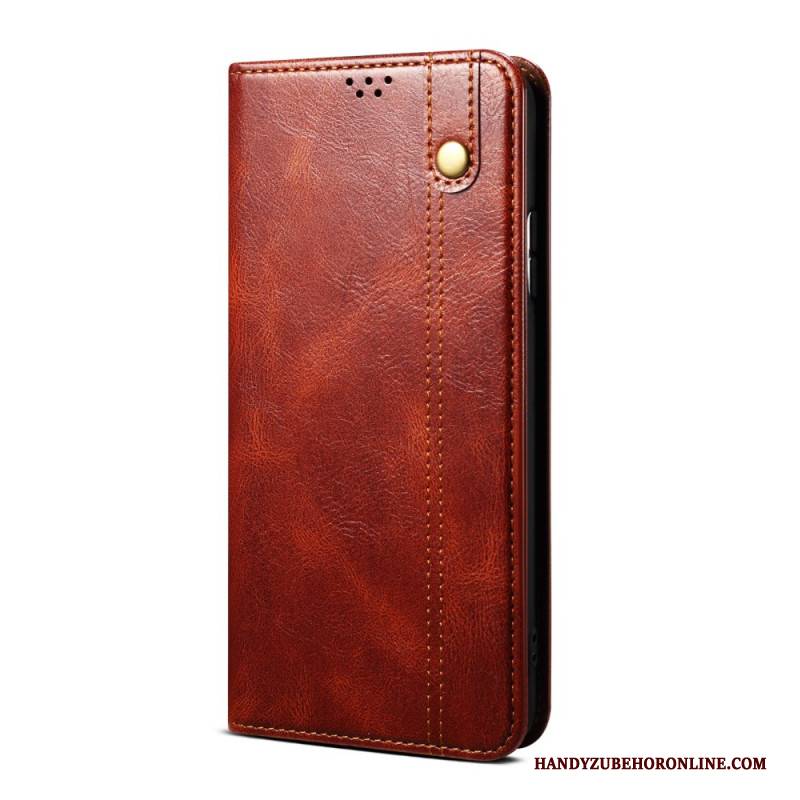 Flip Case Oneplus Nord 4 Gewachstes Kunstleder