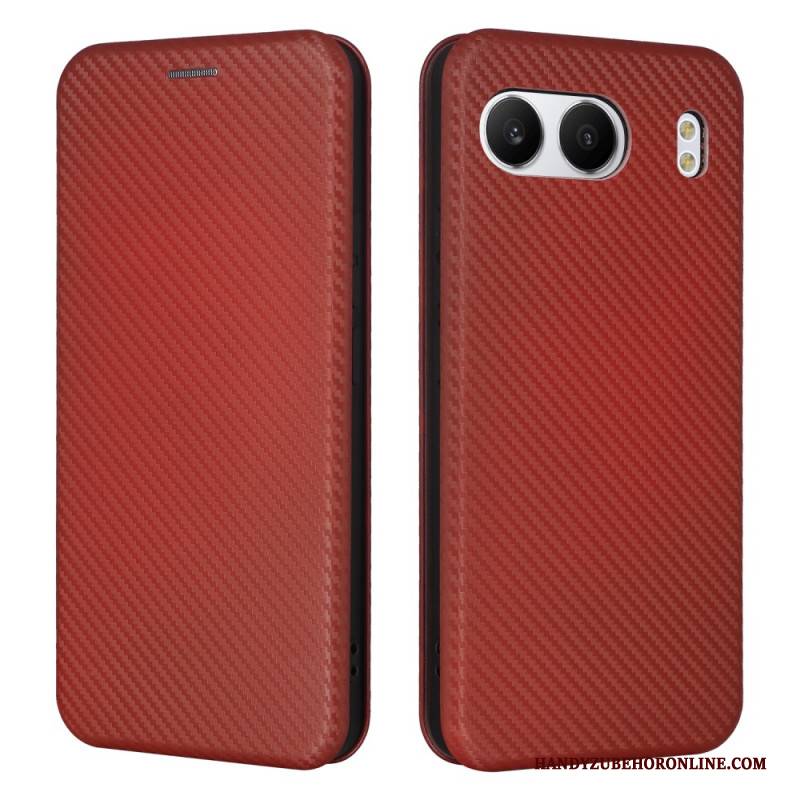 Flip Case Oneplus Nord 4 Handyhülle Carbon Faser