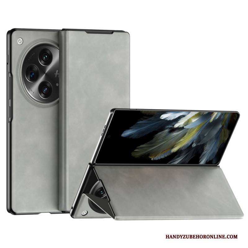 Flip Case Oppo Find N3 Klassisches Nappaleder