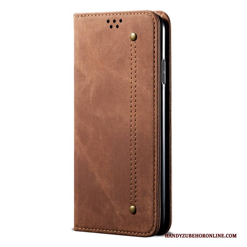 Flip Case Oppo Find X8 Denim-stoff