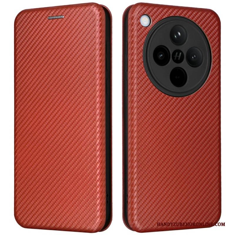 Flip Case Oppo Find X8 Handyhülle Carbonfaser