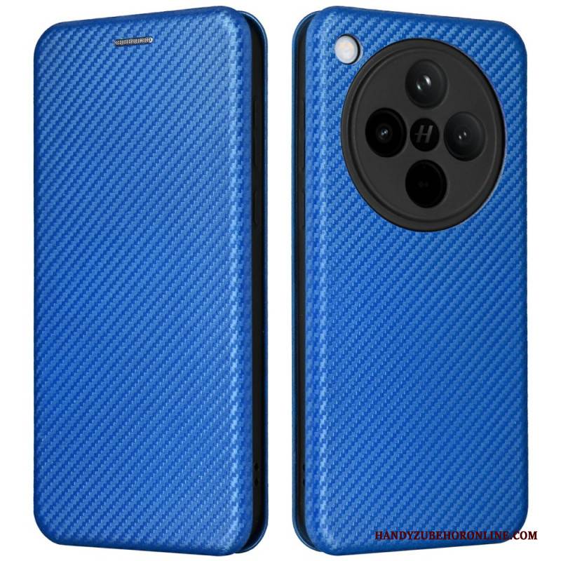 Flip Case Oppo Find X8 Handyhülle Carbonfaser
