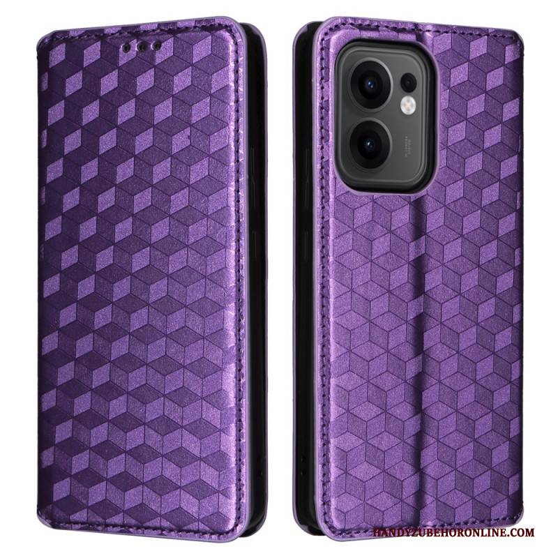 Flip Case Oppo Reno 13f 4g / 5g / 13 Fs 5g 3d-diamanten