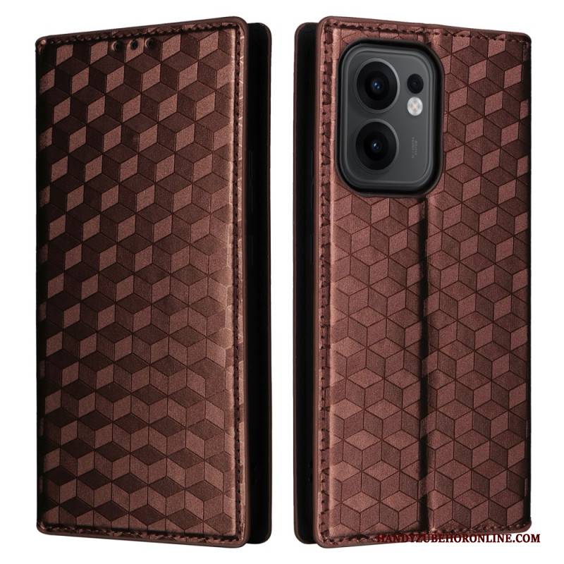 Flip Case Oppo Reno 13f 4g / 5g / 13 Fs 5g 3d-diamanten