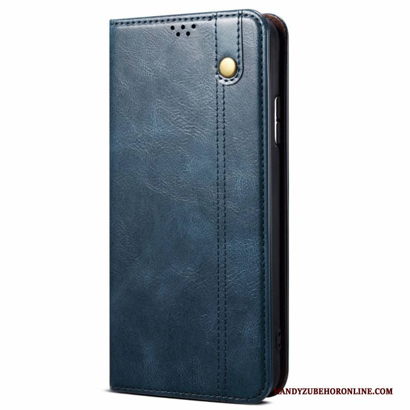 Flip Case Realme 14 5g Gewachstes Kunstleder