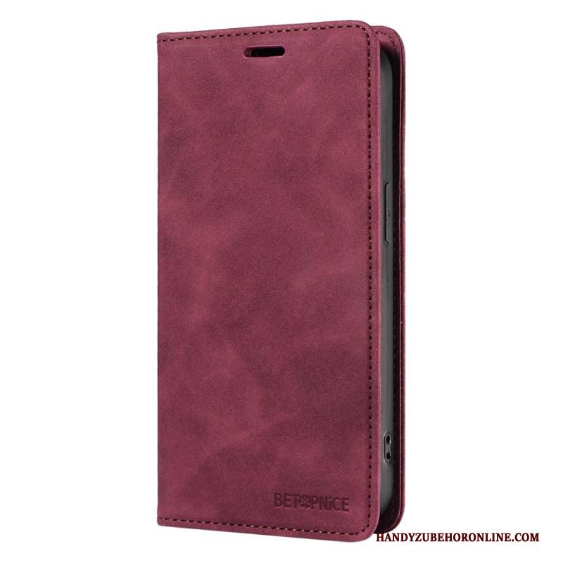 Flip Case Realme 14 Pro 5g Handyhülle Klassisches Wildleder Mit Rfid-schutz